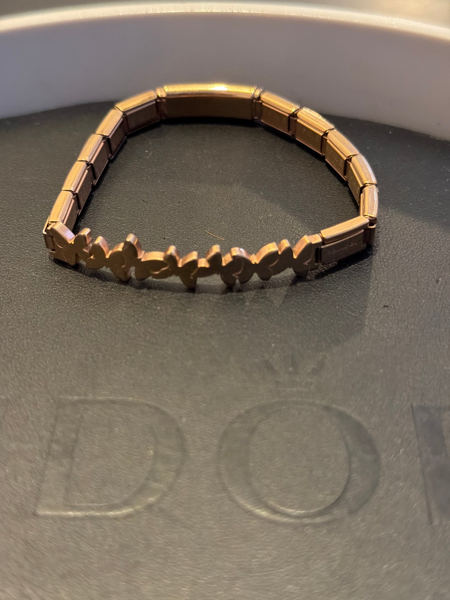 Genuine Nomination Shine Gold Butterfly Bracelet 18cm