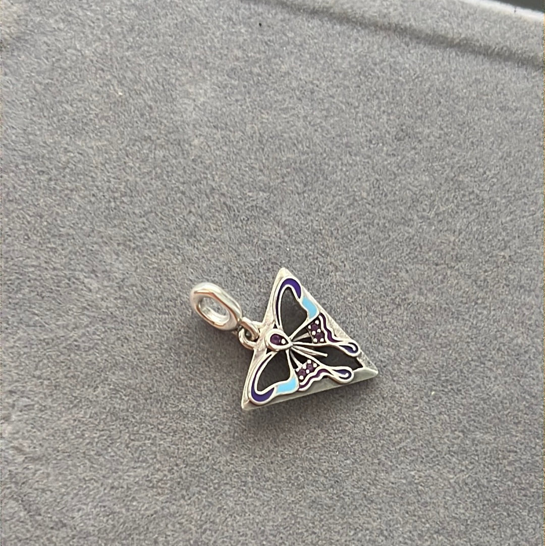 Genuine Pandora Essence Me Dangle Enamel Butterfly Charm