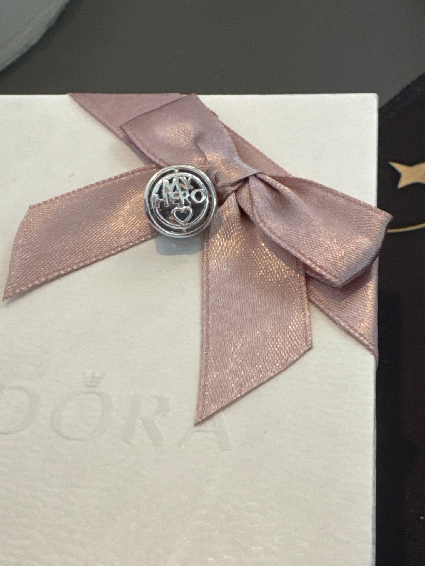 Genuine Pandora Super Mum - My Hero Openwork Charm