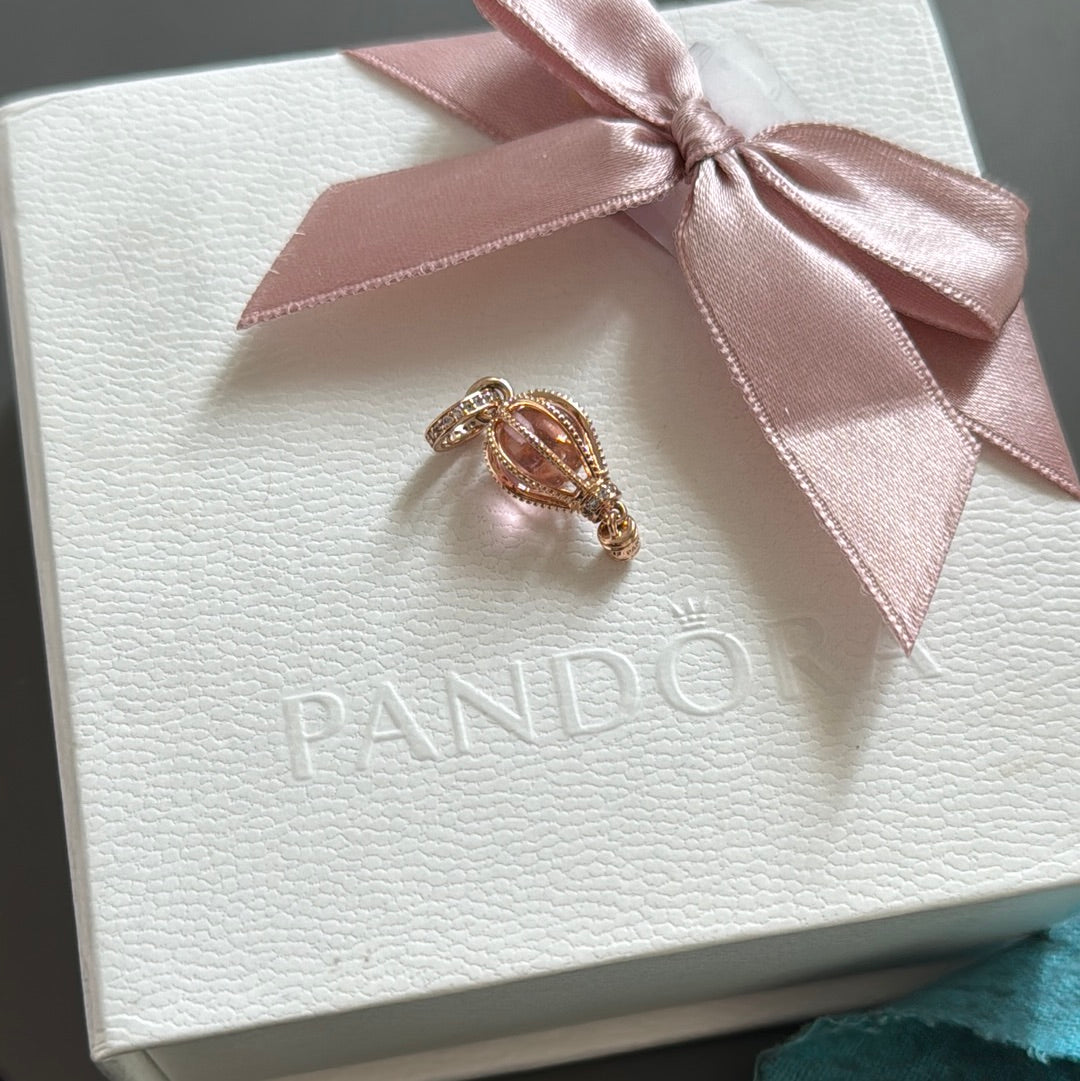 Genuine Pandora Rose Gold Hot Air Balloon Charm