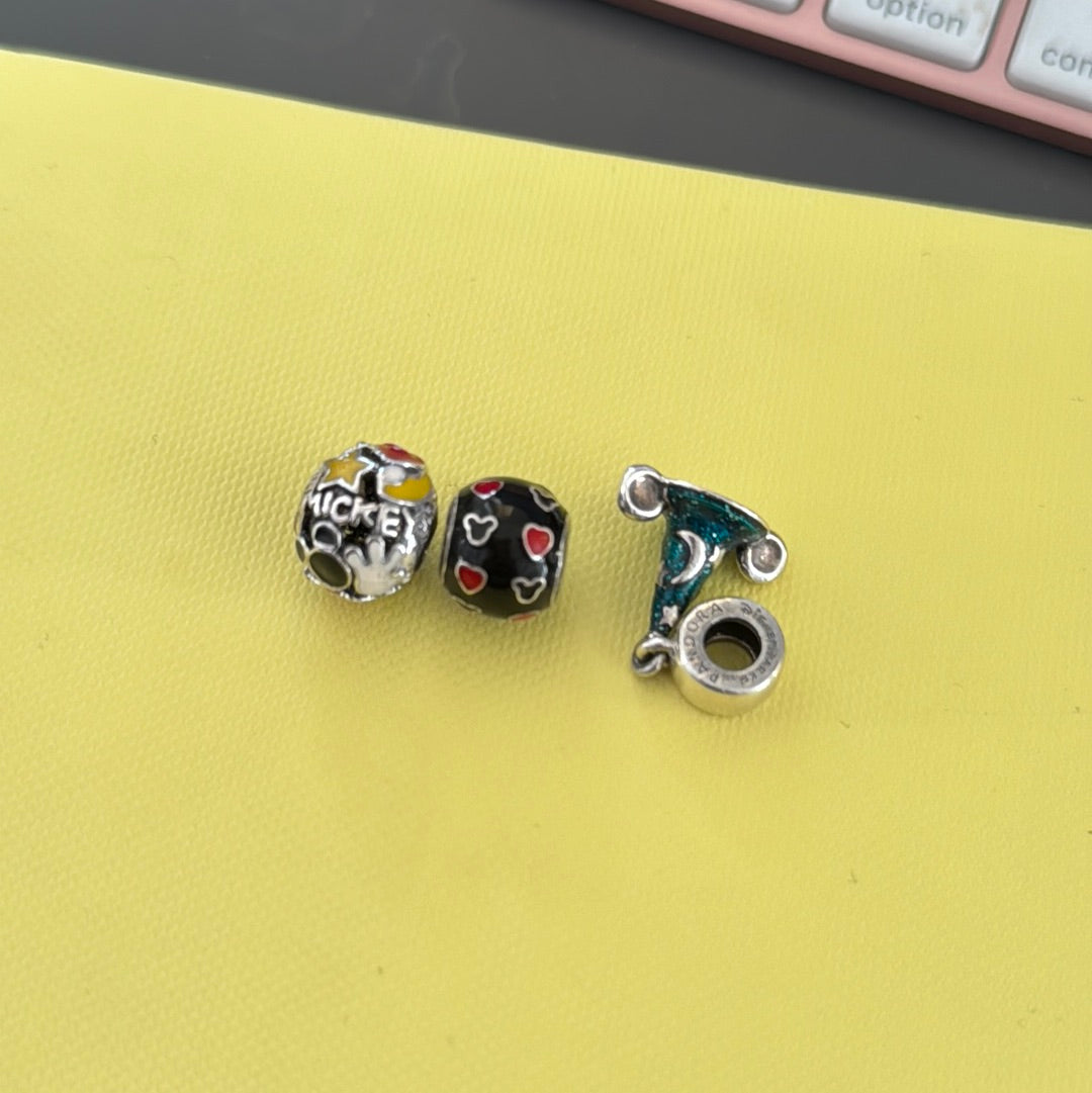 Bundle of Disney Sterling Silver Charms