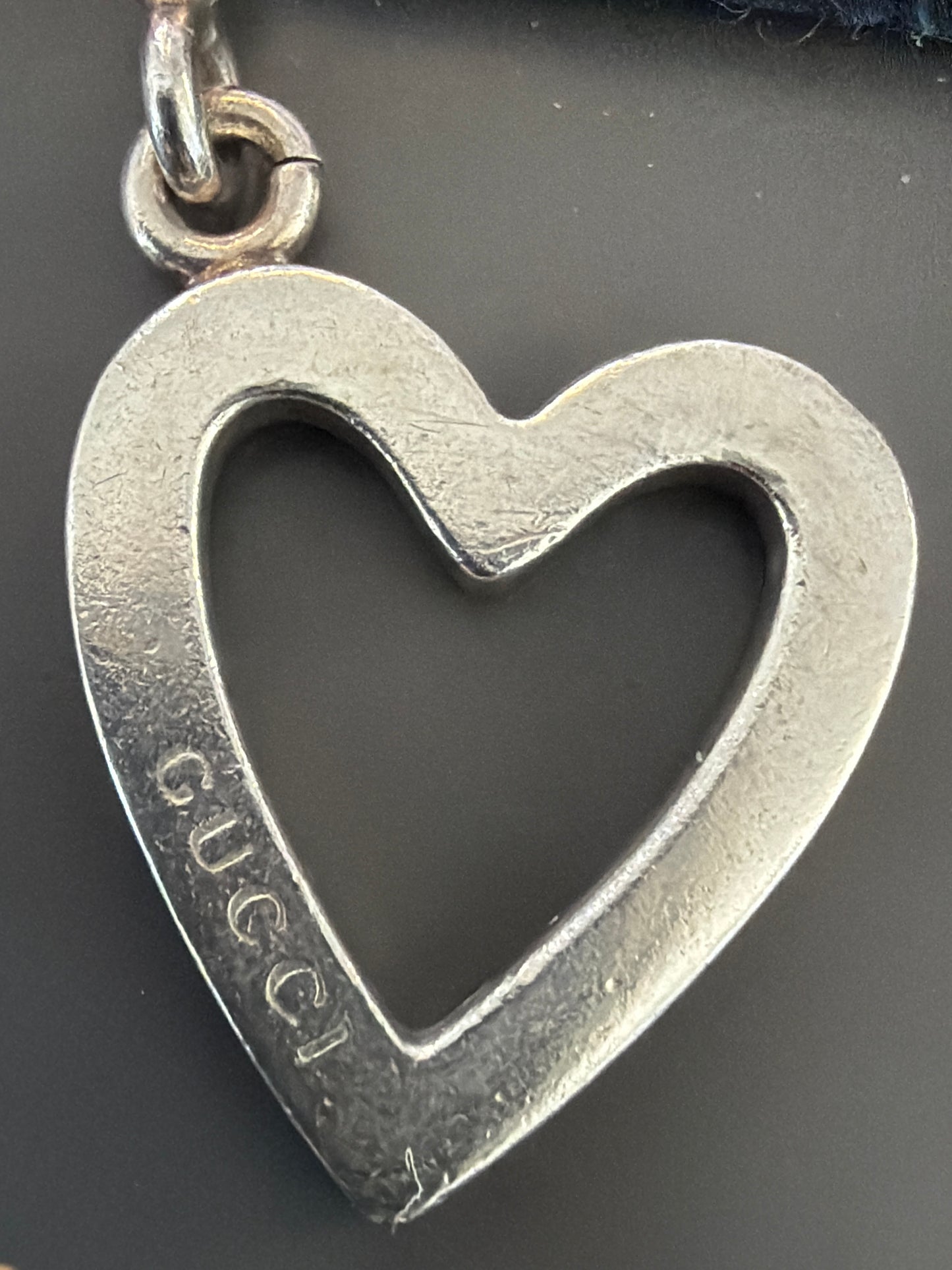 Genuine Gucci Toggle Beaded Heart T Clasp Bracelet 20cm