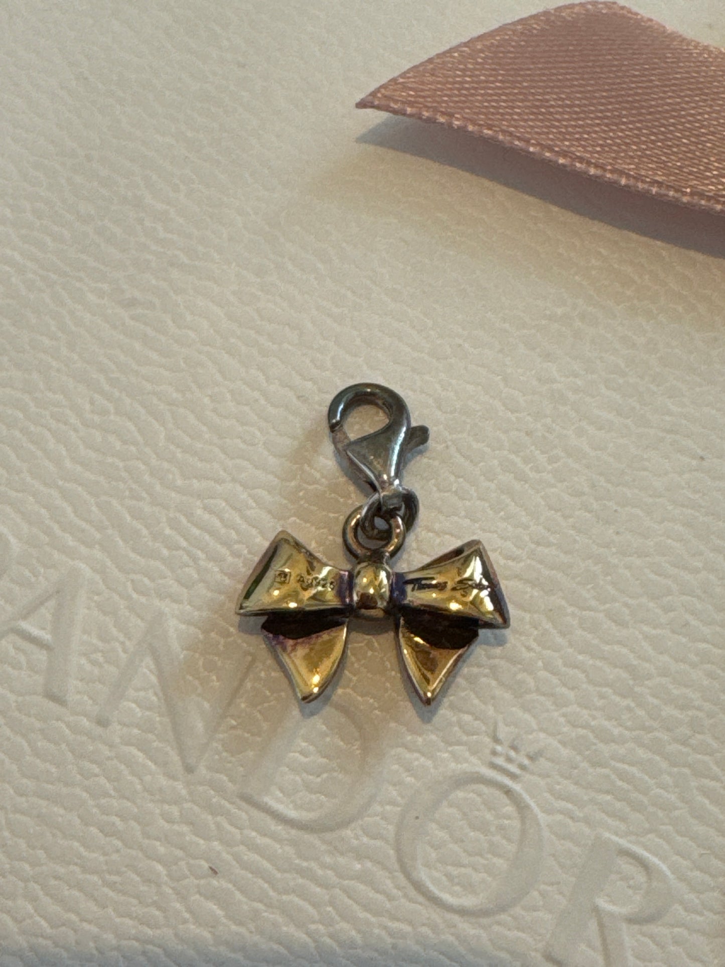 Genuine Thomas Sabo Rose Gold Bow Clip Charm