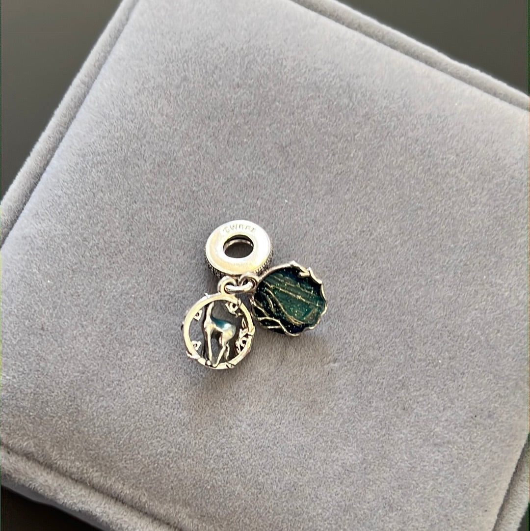 Genuine Pandora Harry Potter Patronus Snape 'Always' Doe Dangle Charm