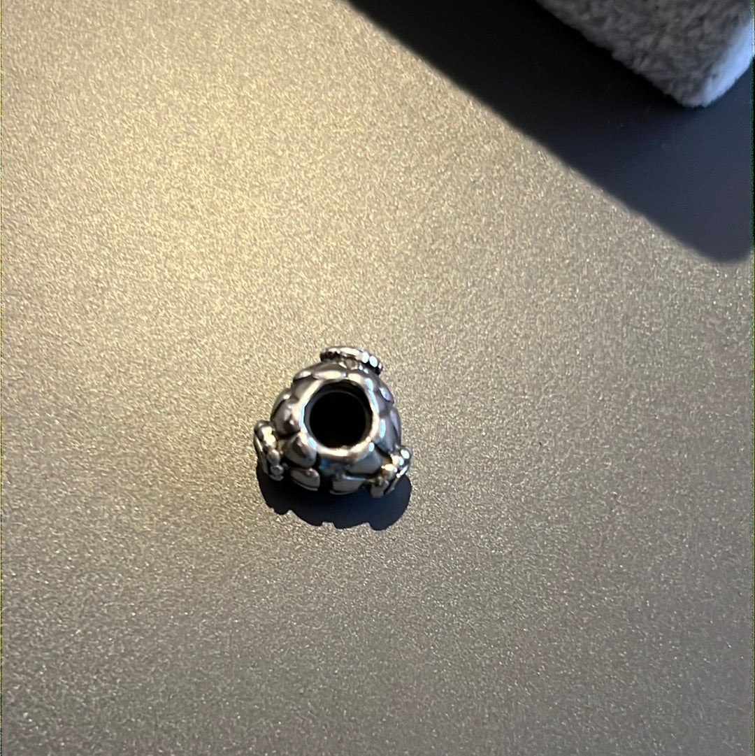 Genuine Pandora Rare HTF CZ Sunflower Charm