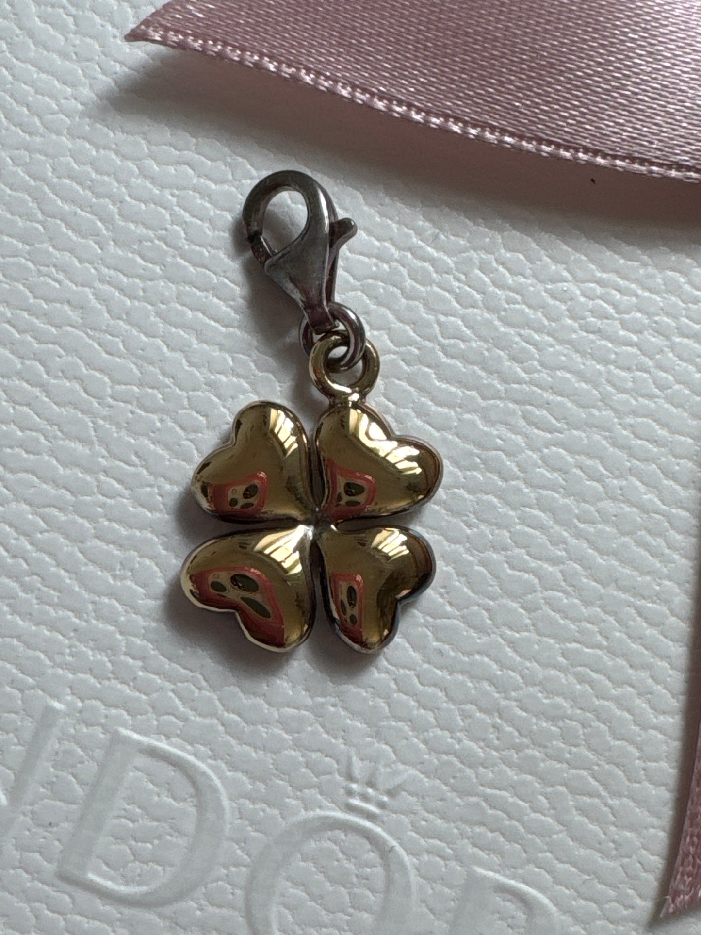 Genuine Thomas Sabo Gold Tone Clover Charm Dangle