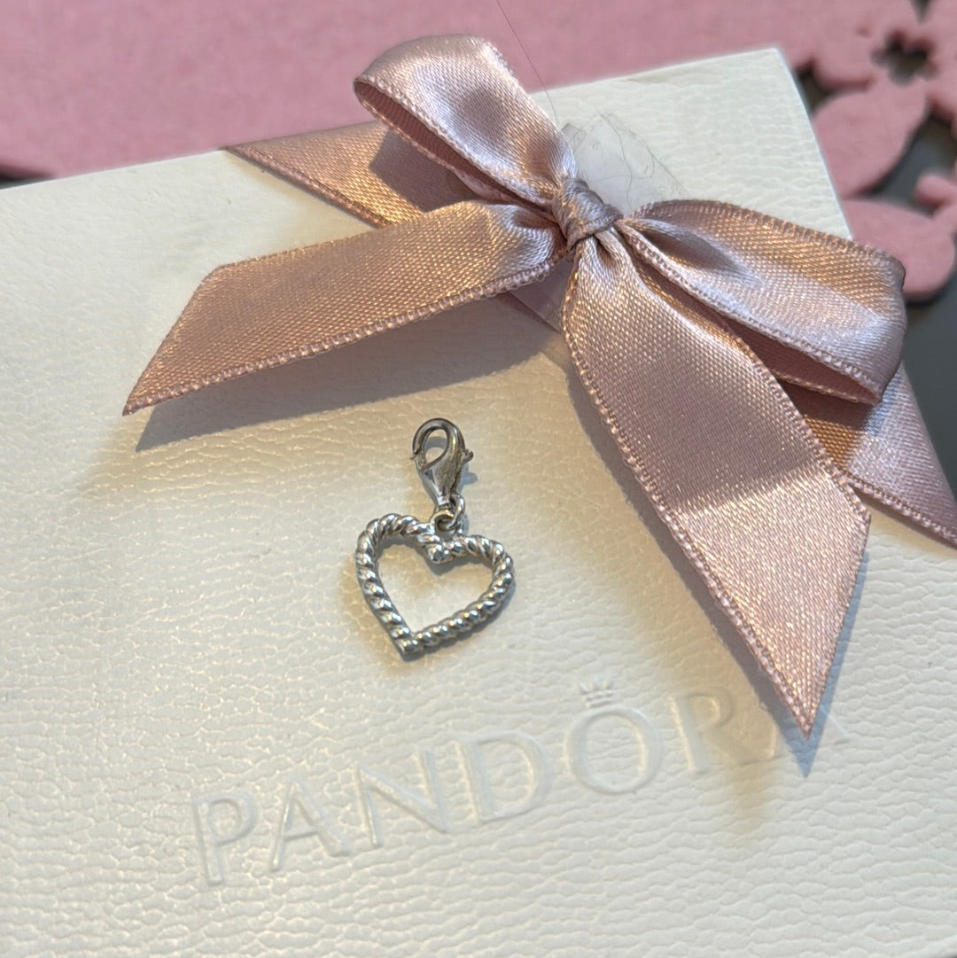 Genuine Thomas Sabo Rope Heart Charm