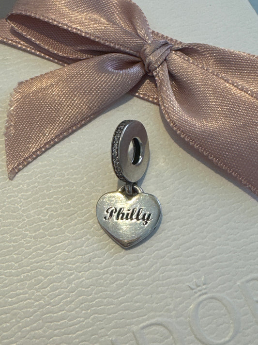 Genuine Pandora I Love Pilly America Travel Enamel Dangle Charm