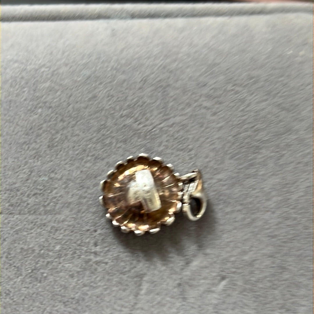 Genuine Thomas Sabo Enamel Sunflower Daisy Flower Dangle Charm