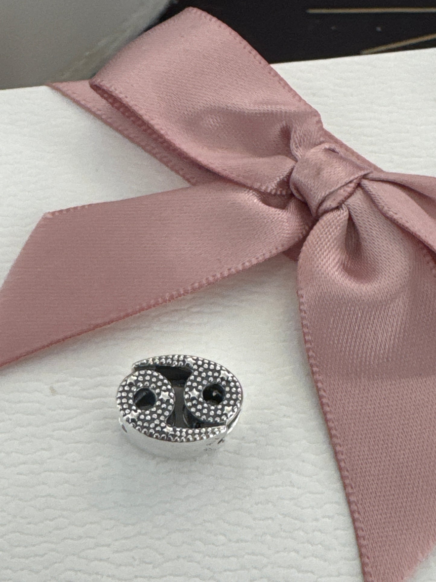 Genuine Pandora Sparkling Cancer Star Sign Horoscope Charm