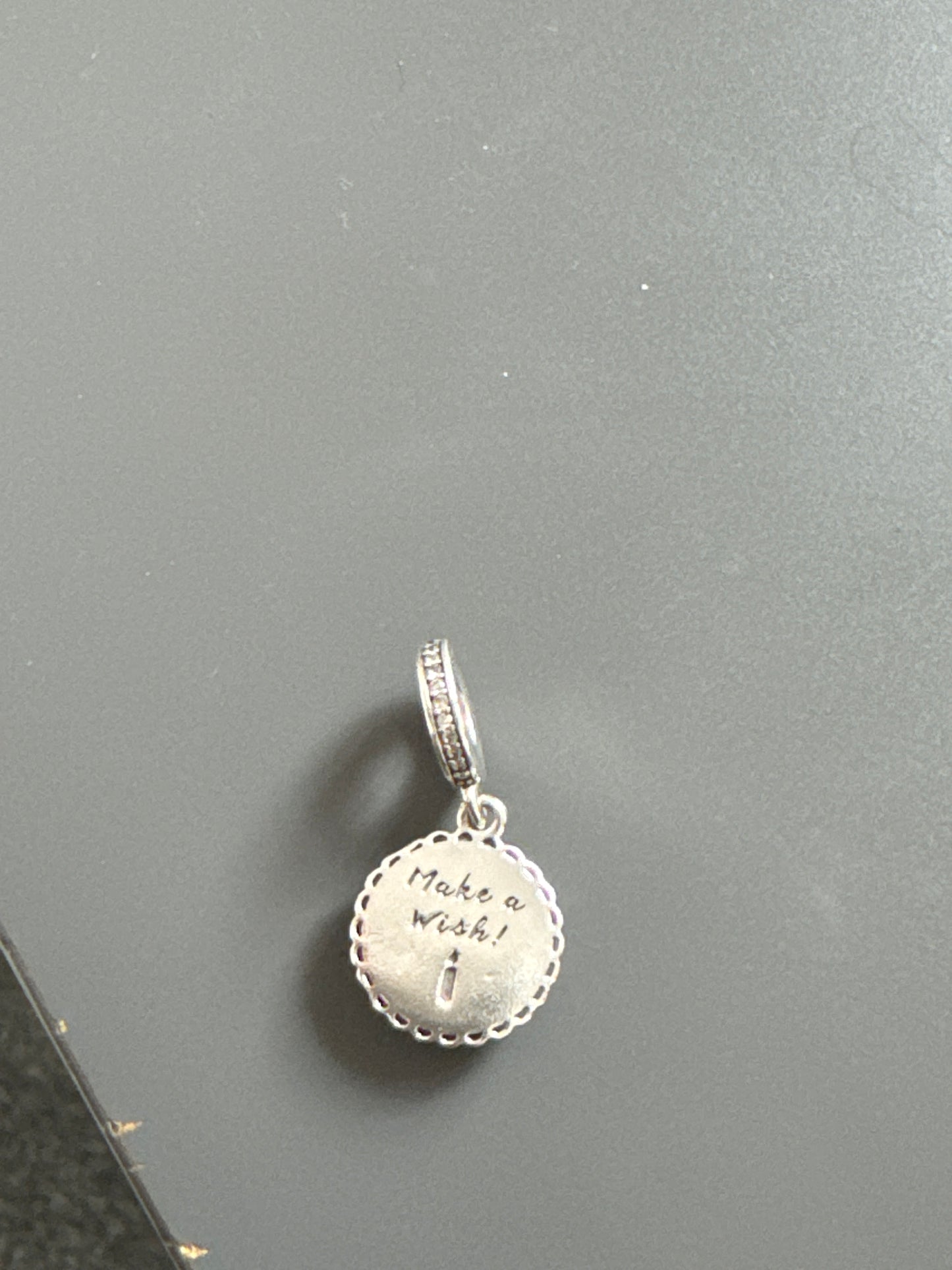 Genuine Pandora Pink Enamel Birthday Cake Dangle Charm