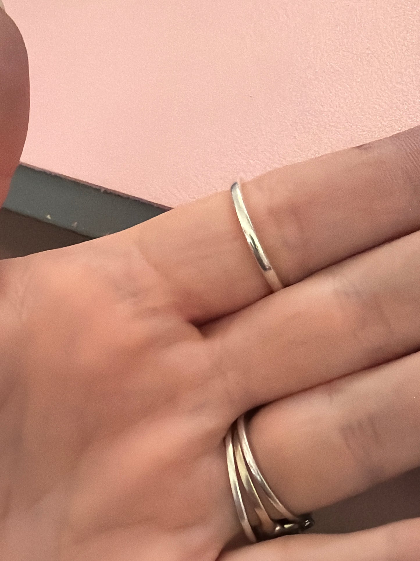 Genuine Pandora Freshwater Pearl Timeless CZ Ring Size 56