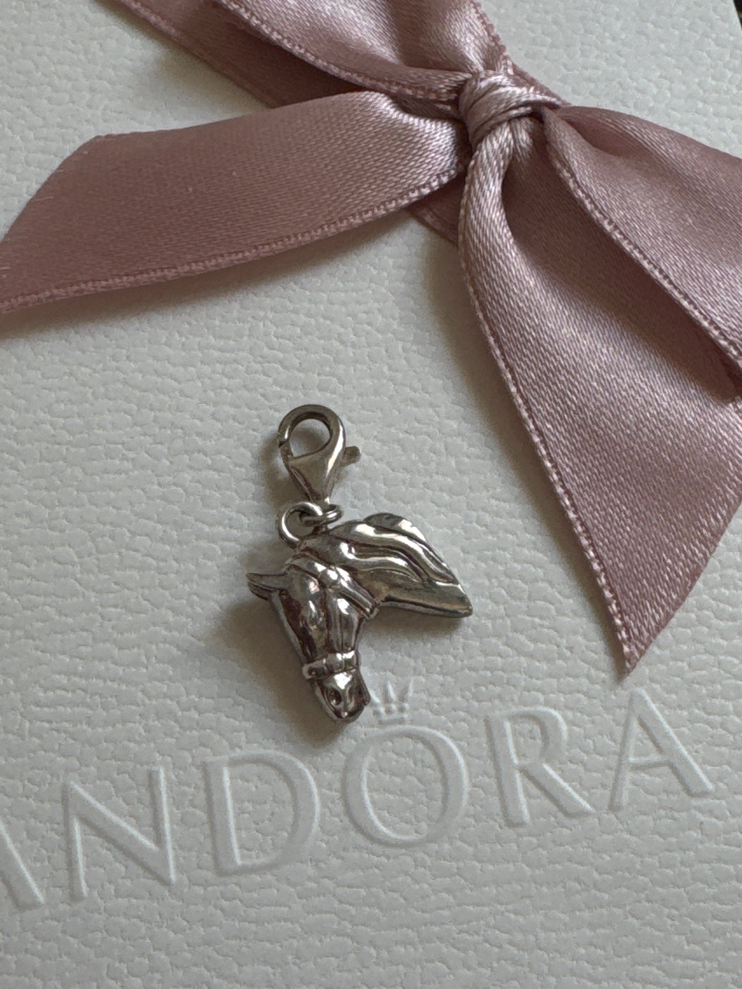 Thomas Sabo Sterling Silver Horses Head Clip Charm