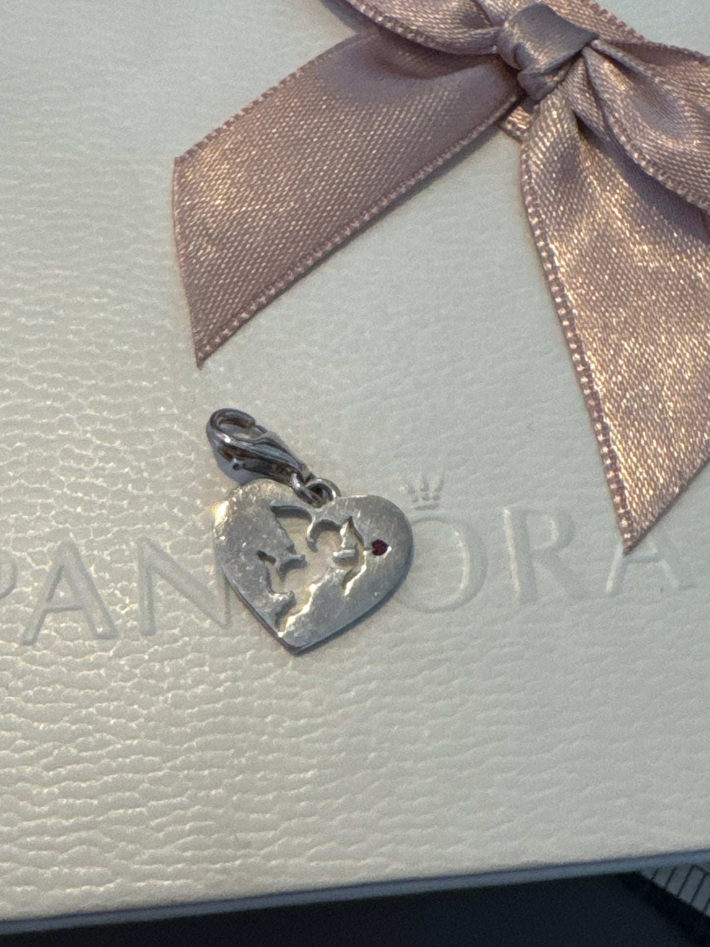 Genuine Thomas Sabo Silver Cherub Open Angel Flat Dangle Charm