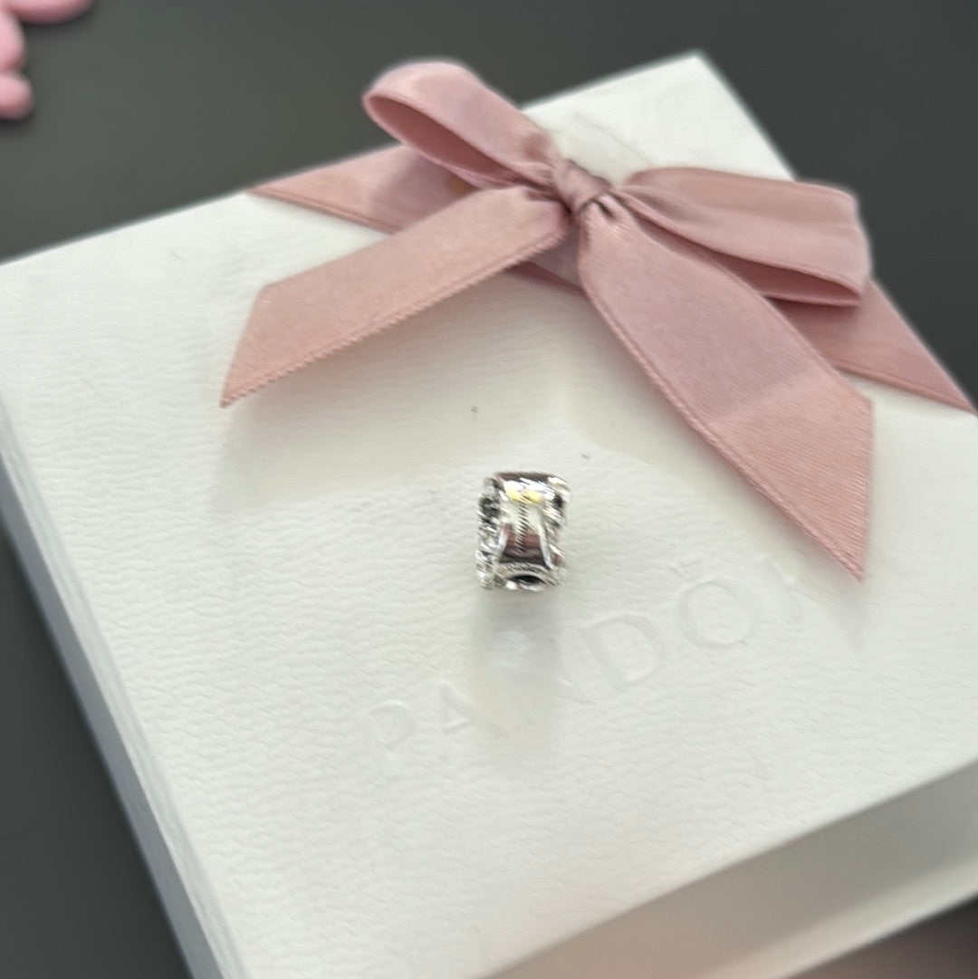 Genuine Pandora Disney Beauty and the Beast Charm Openwork Charm