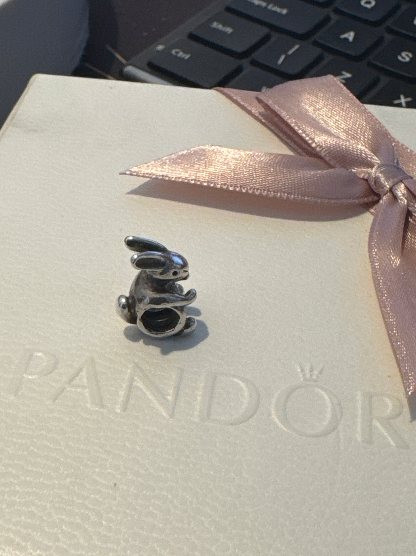 Genuine Chamilia Rabbit Bunny Animal Charm