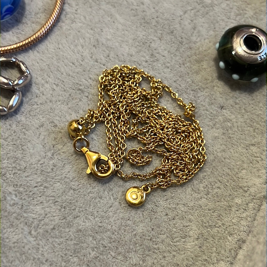 Genuine Pandora Shine Gold Necklace Chain 60cm