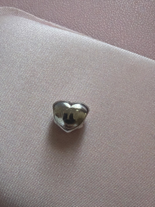 Genuine Pandora Puffed Heart I Love NYC