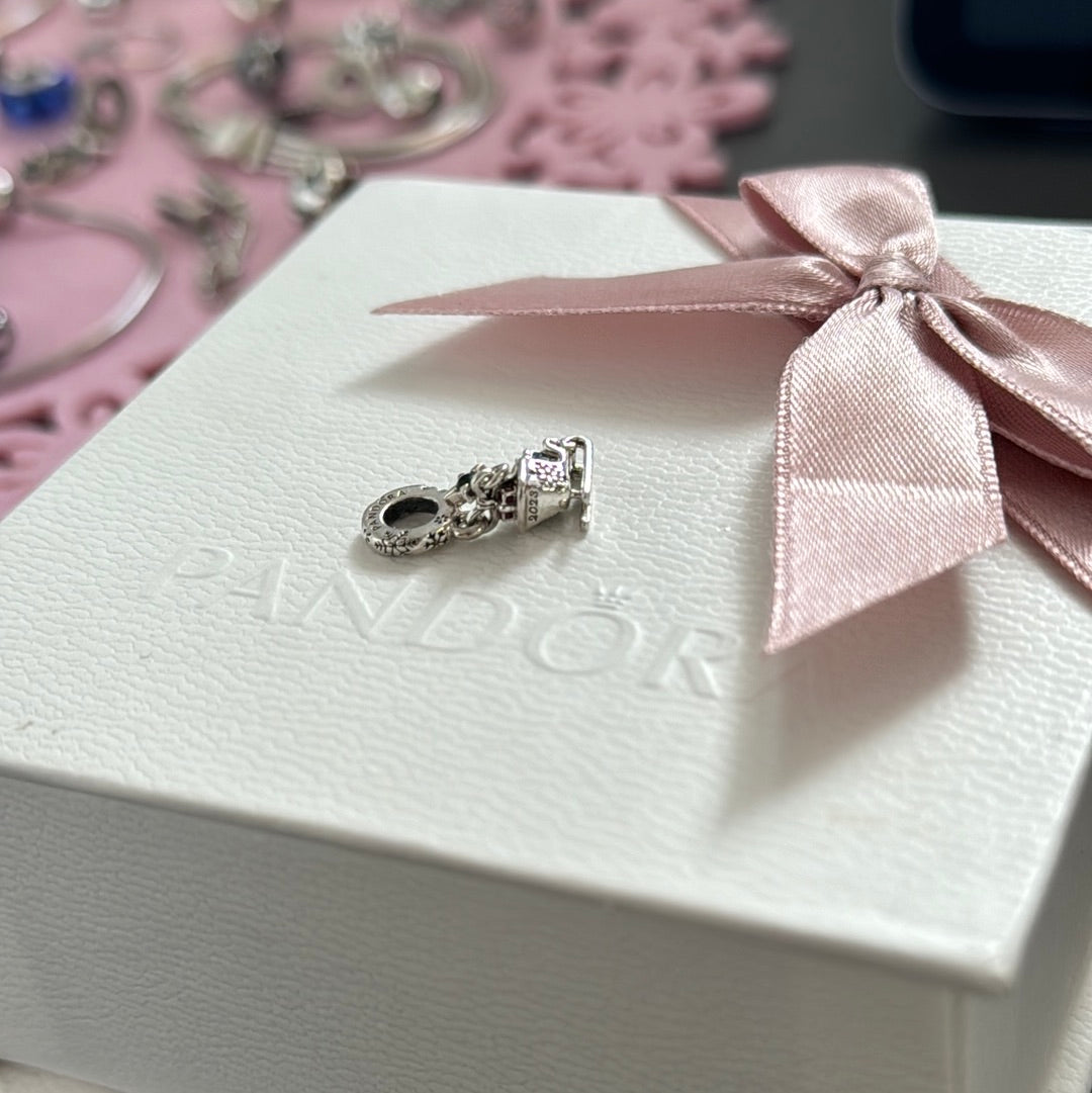 Genuine Pandora Santa Sleigh 2023 with Presents Xmas Dangle Charm
