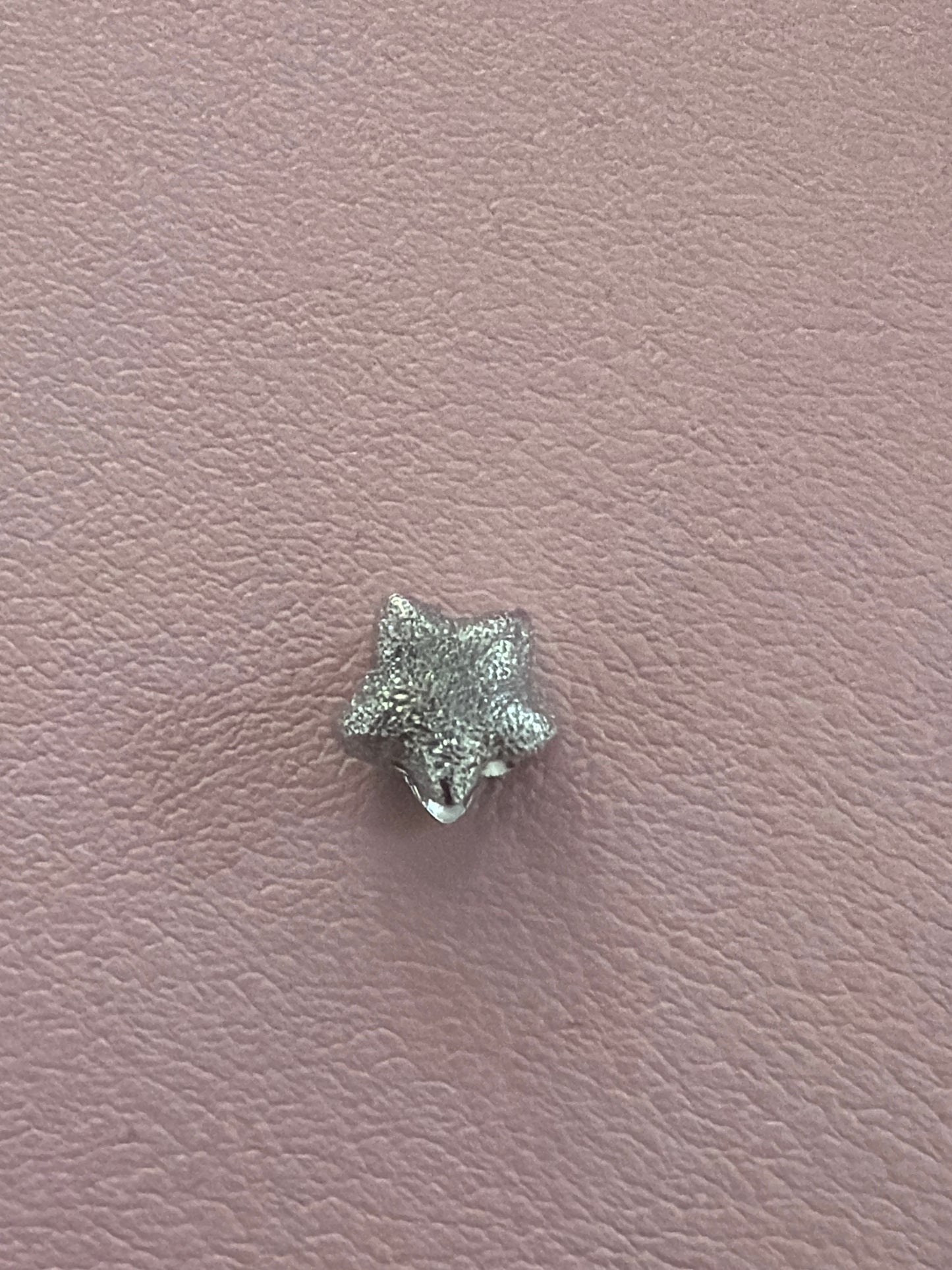 Genuine Pandora Plain Matte Textured Heart Mini Charm