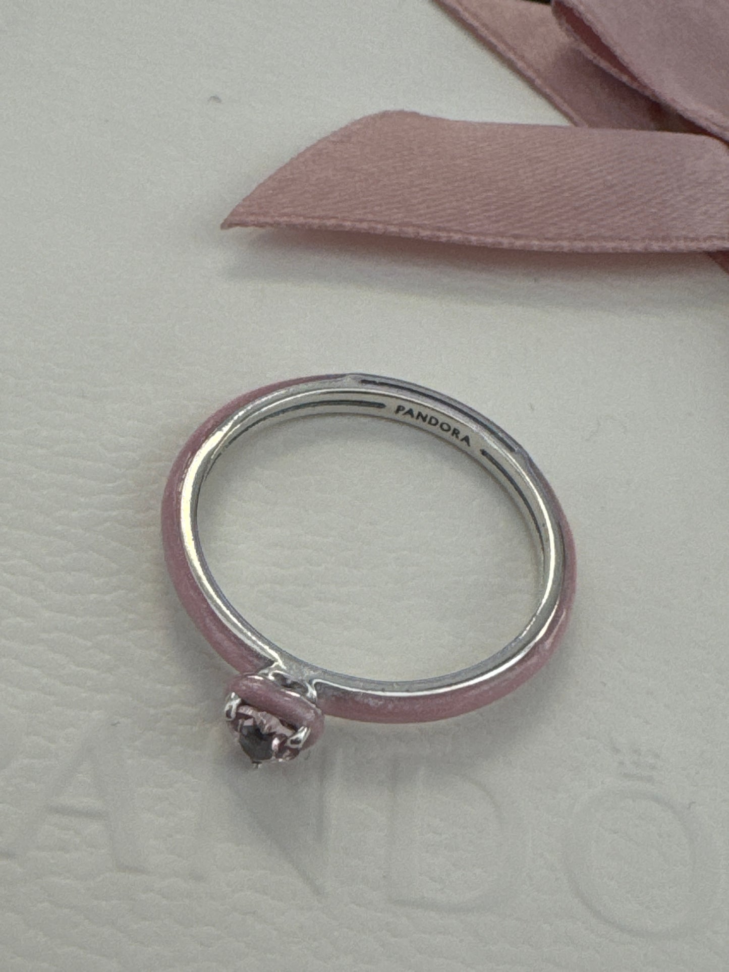 Genuine Pandora ME Pink Chakra Heart Ring 58