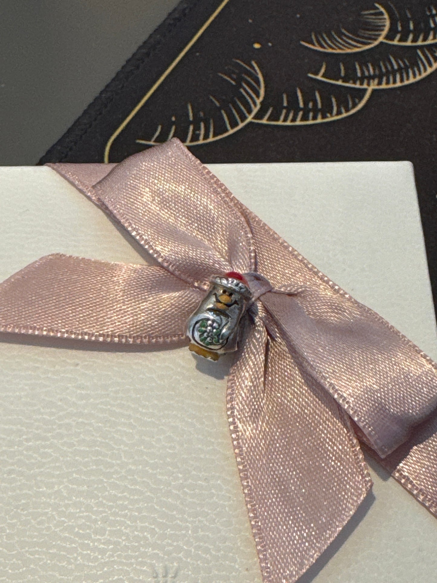 Genuine Chamilia Christmas Penguin Enamel Charm