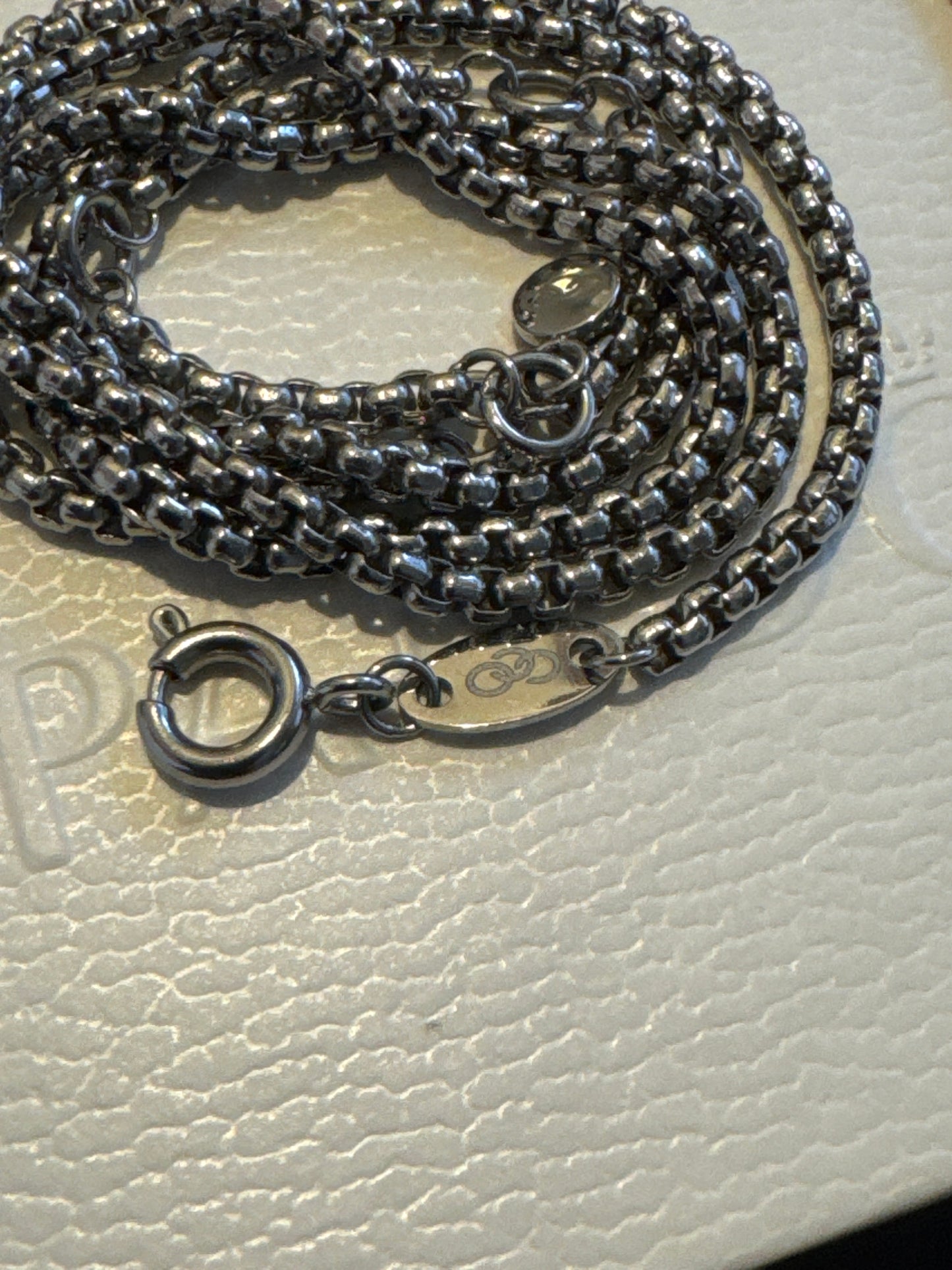 Genuine Links of London Belcher Necklace Chain 45cm