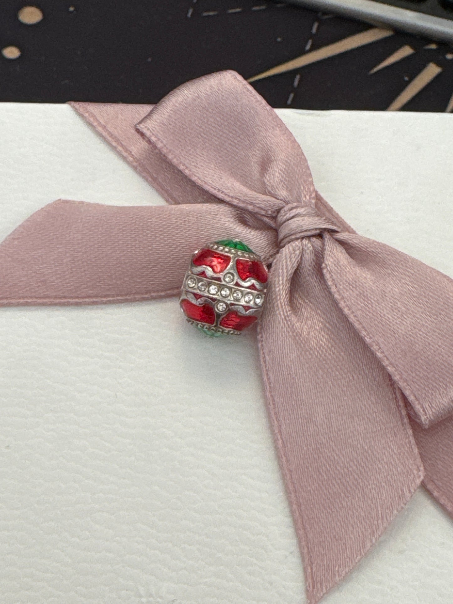Genuine Chamilia Christmas Bauble Enamel Charm