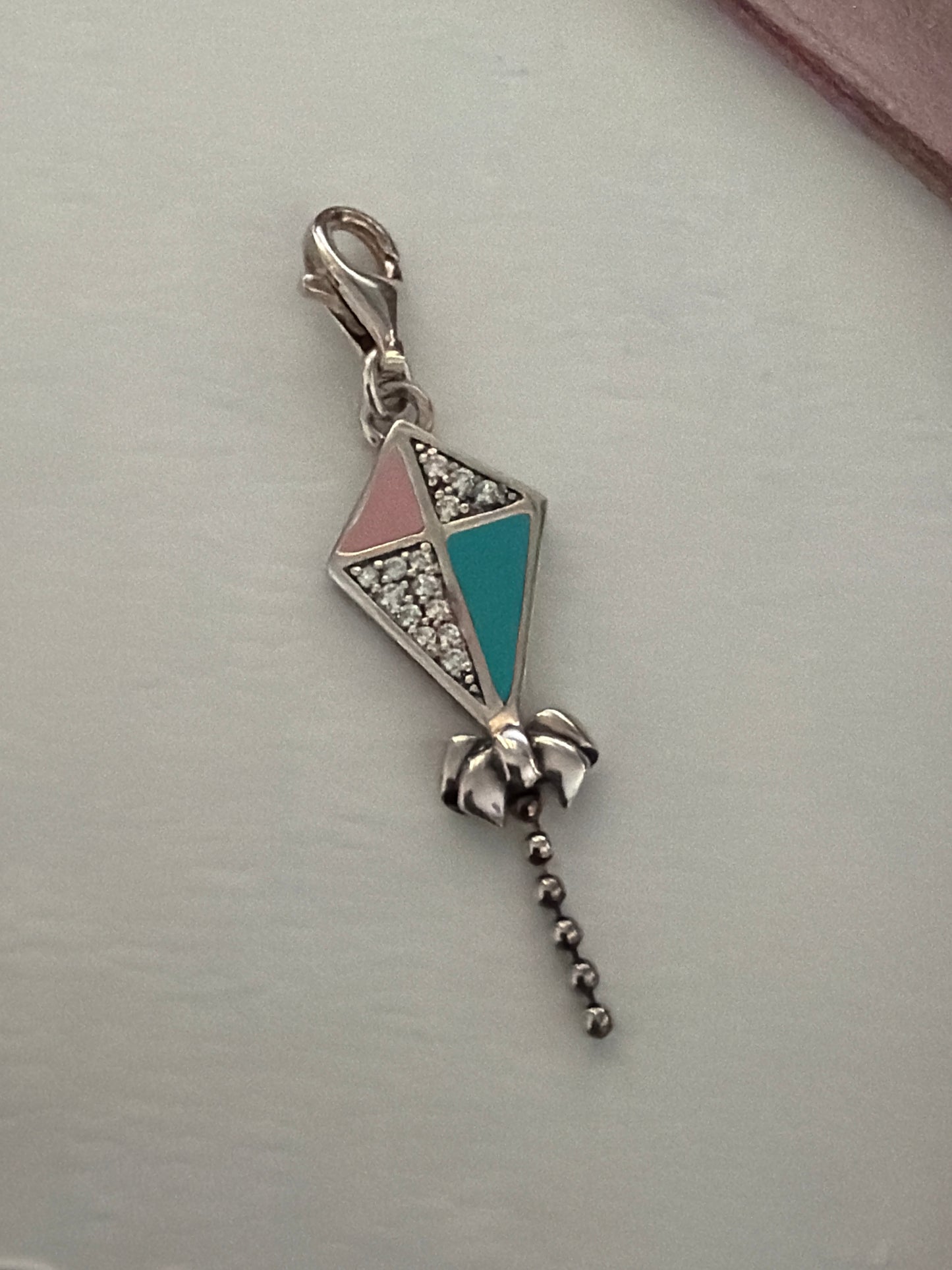 Genuine Thomas Sabo Enamel Kite Dangle Clip Charm
