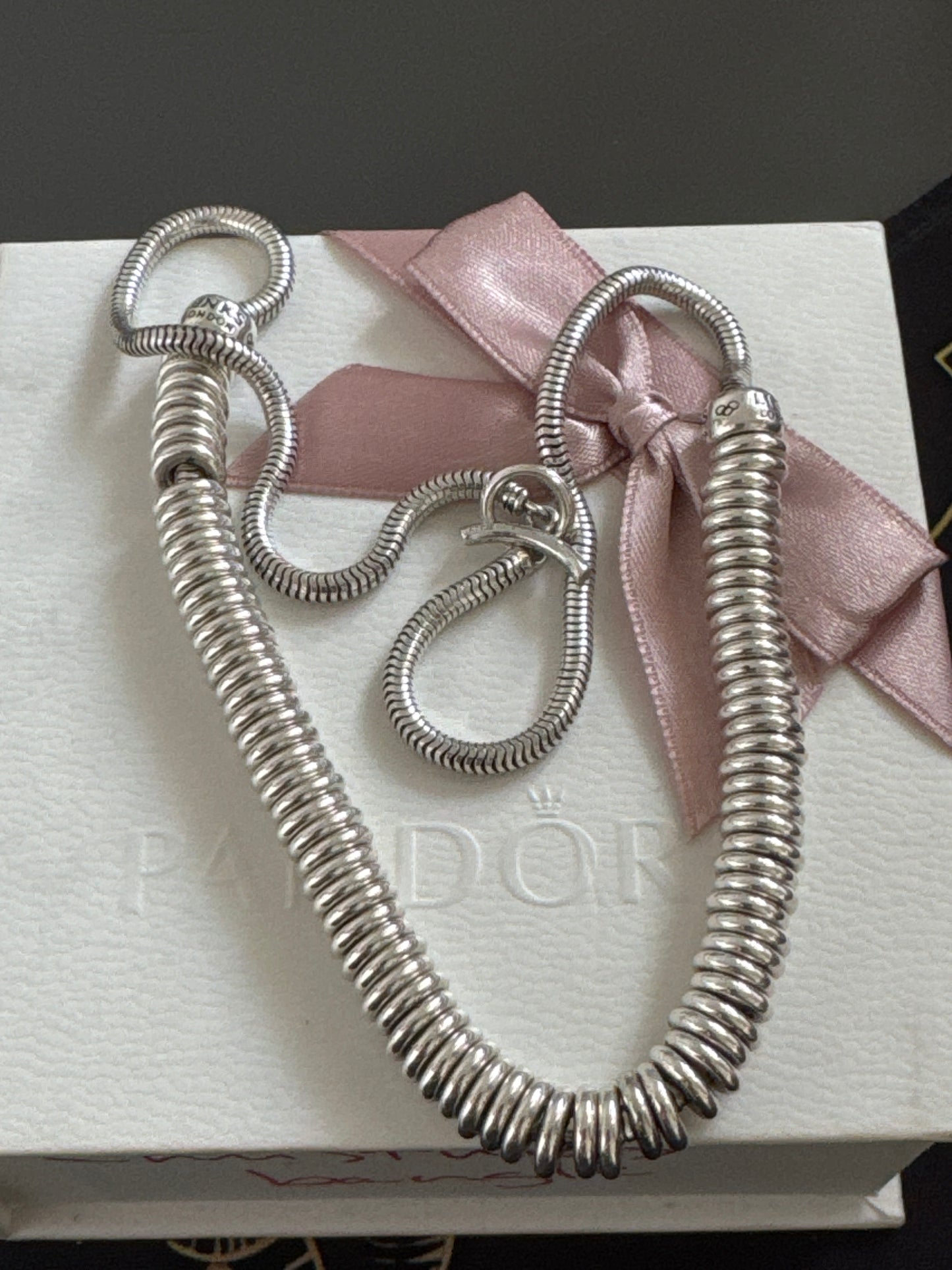 Genuine Links of London Sterling Silver Sweetie Link Necklace 45cm