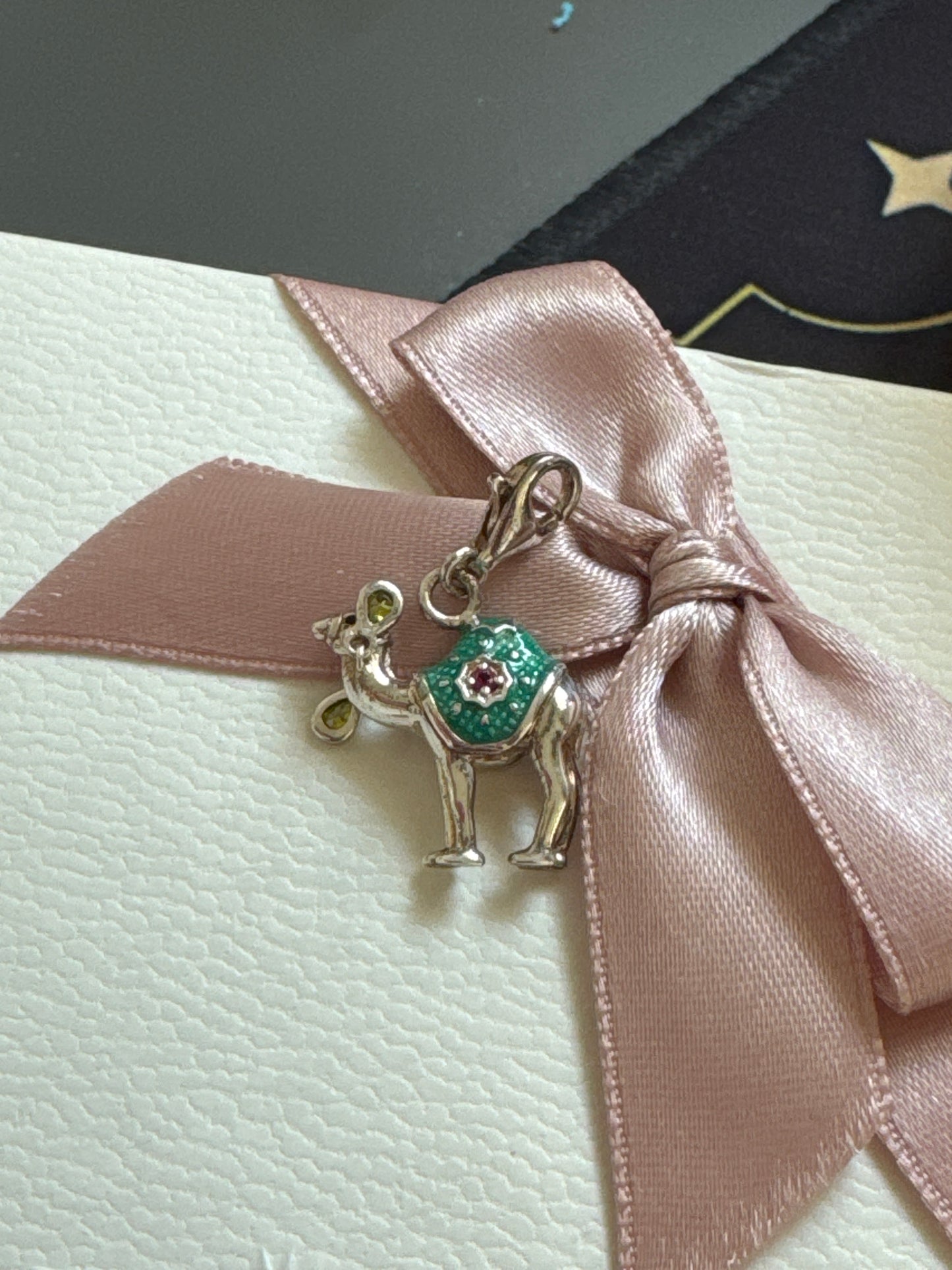 Genuine Thomas Sabo Enamel Camel Holiday Dangle Charm