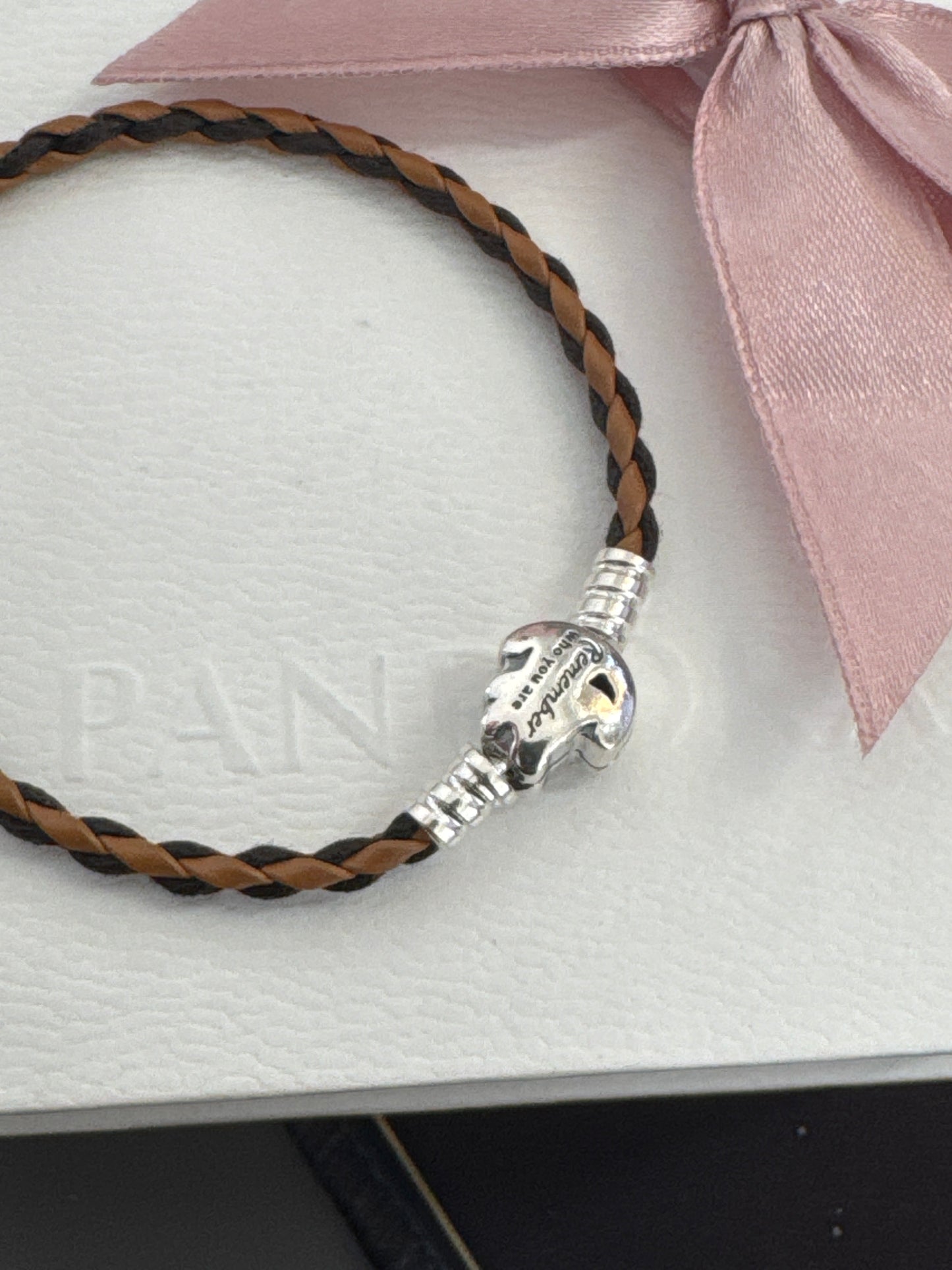 Genuine Pandora Disney Lion King Leather Bracelet 17.5cm