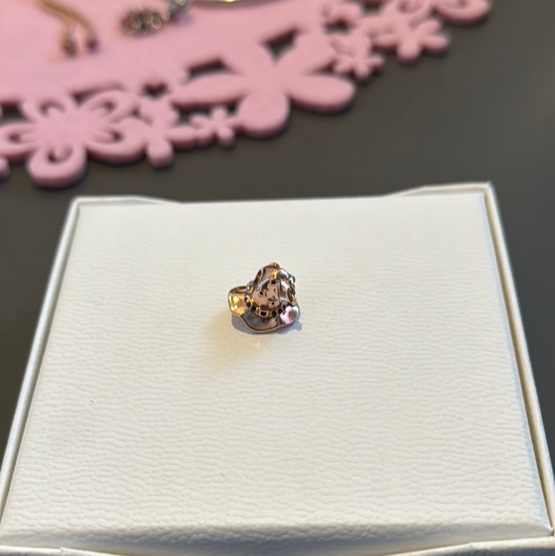 Genuine Gnoce Rose Gold Toned Witch Hat Magic Charm