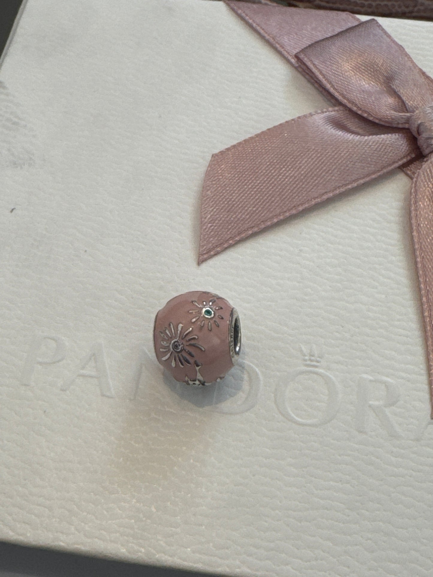 Genuine Pandora Exclusive Disney Fantasyland Castle 2019 Pink Enamel Charm