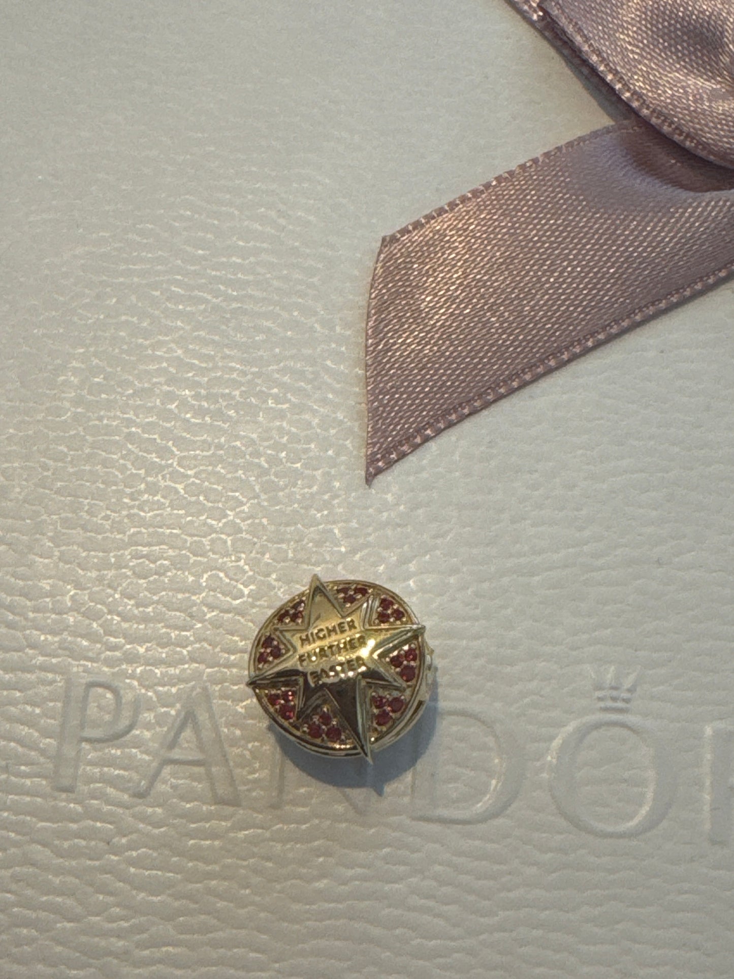 Genuine Pandora X Marvel Captain Marvel Insignia Shine Gold Charm