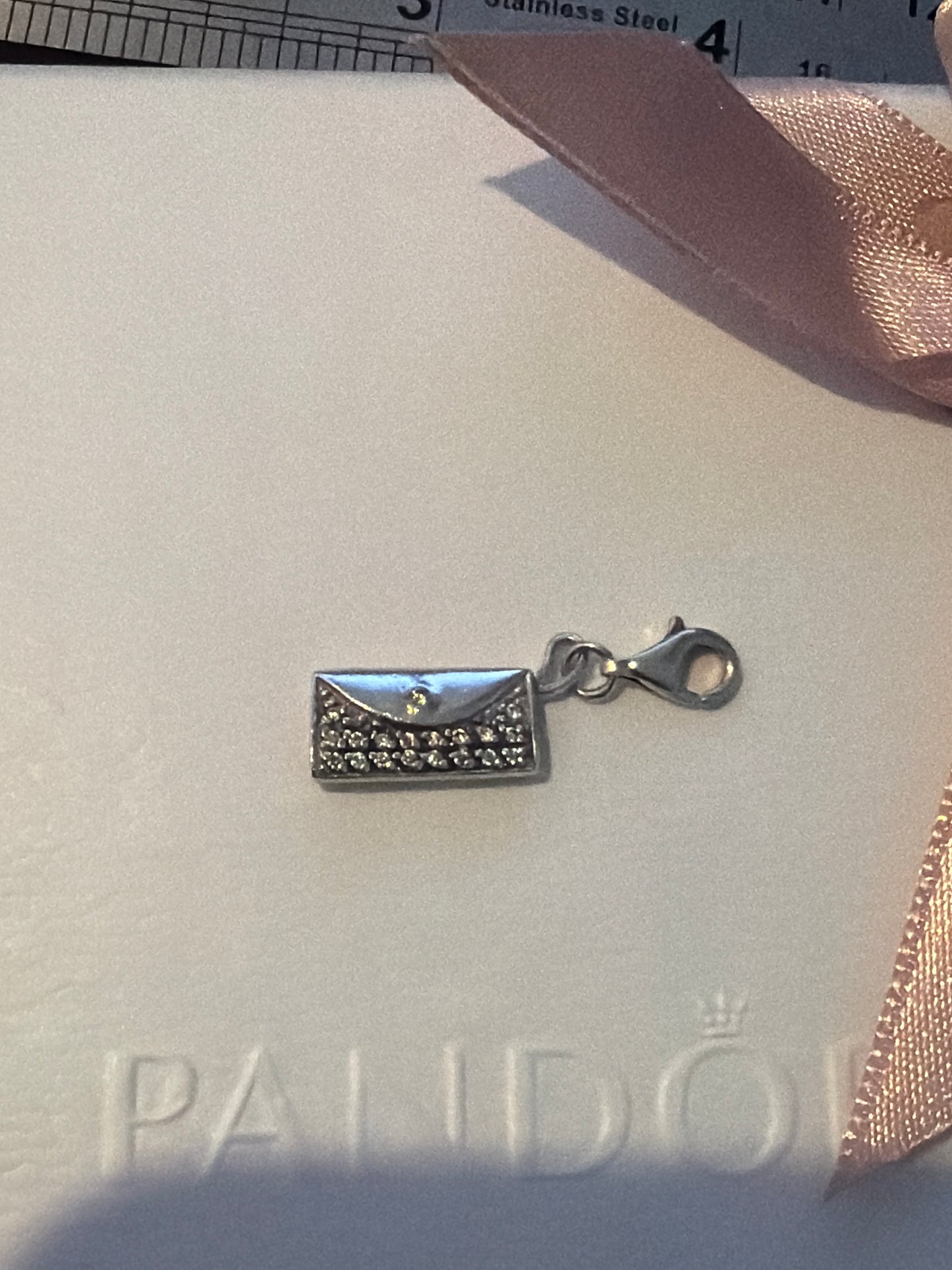 Genuine Thomas Sabo Pave Handbag/ Purse Dangle Clip Charm