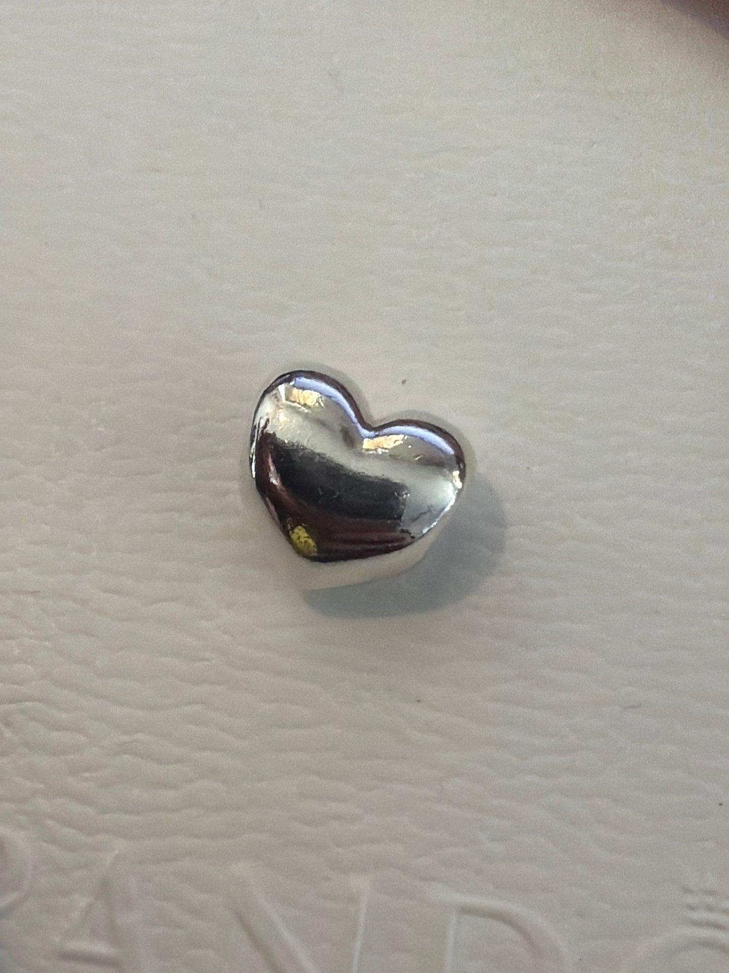 Genuine Pandora June Engravable Puffed Heart