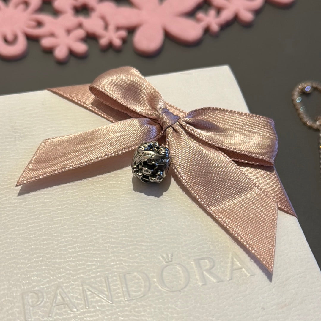 Genuine Pandora Disney Parks Exclusive Minnie & Mickey Mouse Disney Family Enamel Charm