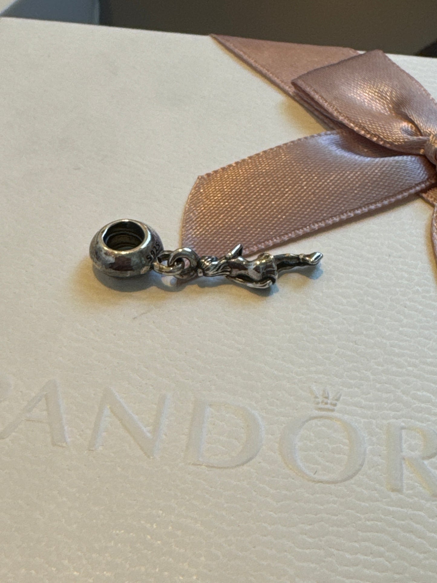 Genuine Pandora Retired Figure Skater Dangle Charm