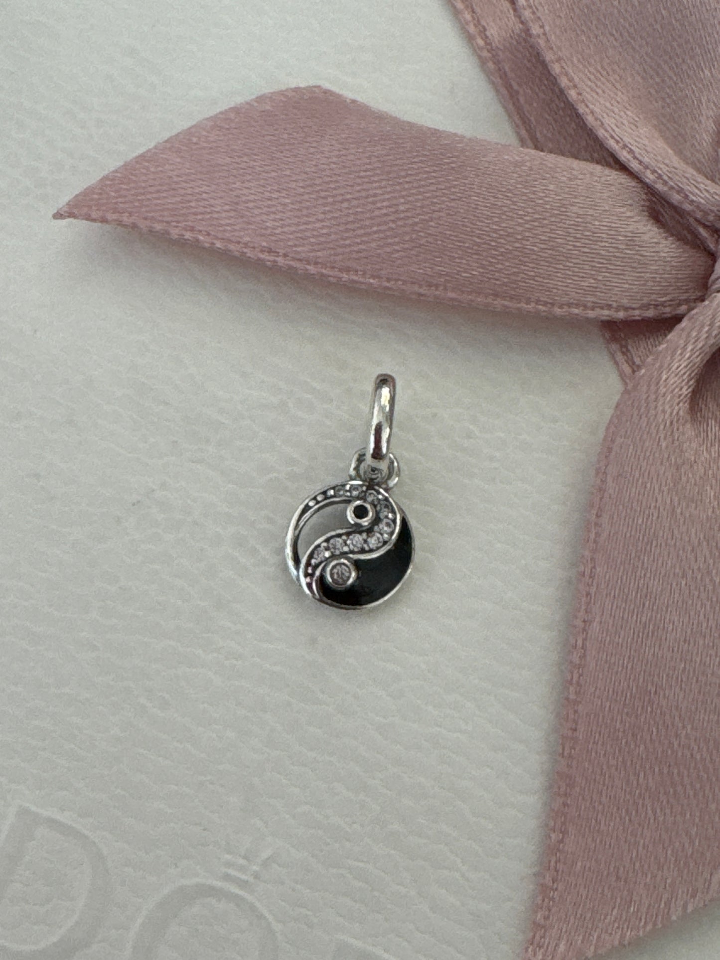Genuine Pandora Me Micro Dangle Enamel Yin Yang Peace Charm