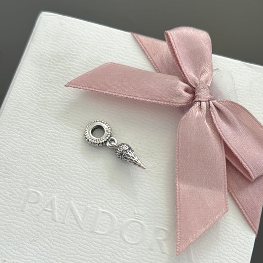Genuine Pandora Ice Cream Pave Dangle Charm