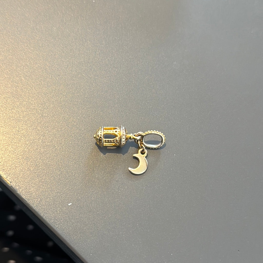 Genuine Pandora Shine Gold Arabian Lantern Dangle Charm