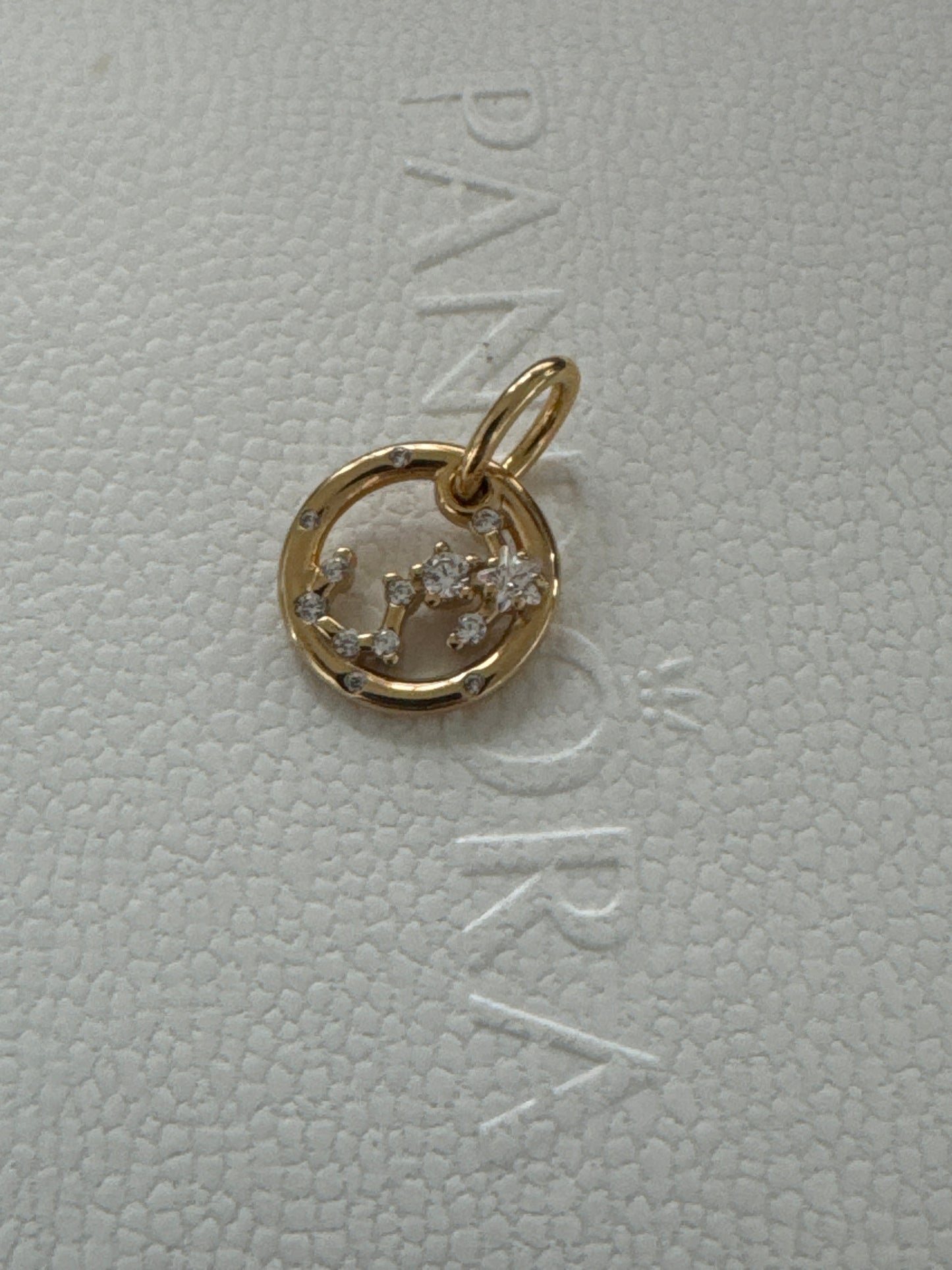 Genuine Pandora Shine Gold Scorpio Star Sign Horoscope Dangle Charm