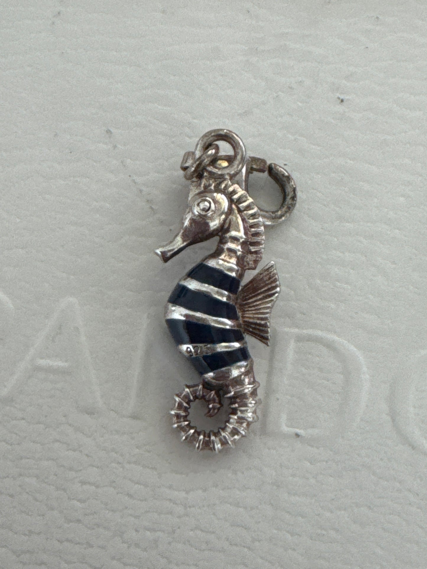 Thomas Sabo Sterling Silver Enamel Seahorse Animal Clip Dangle