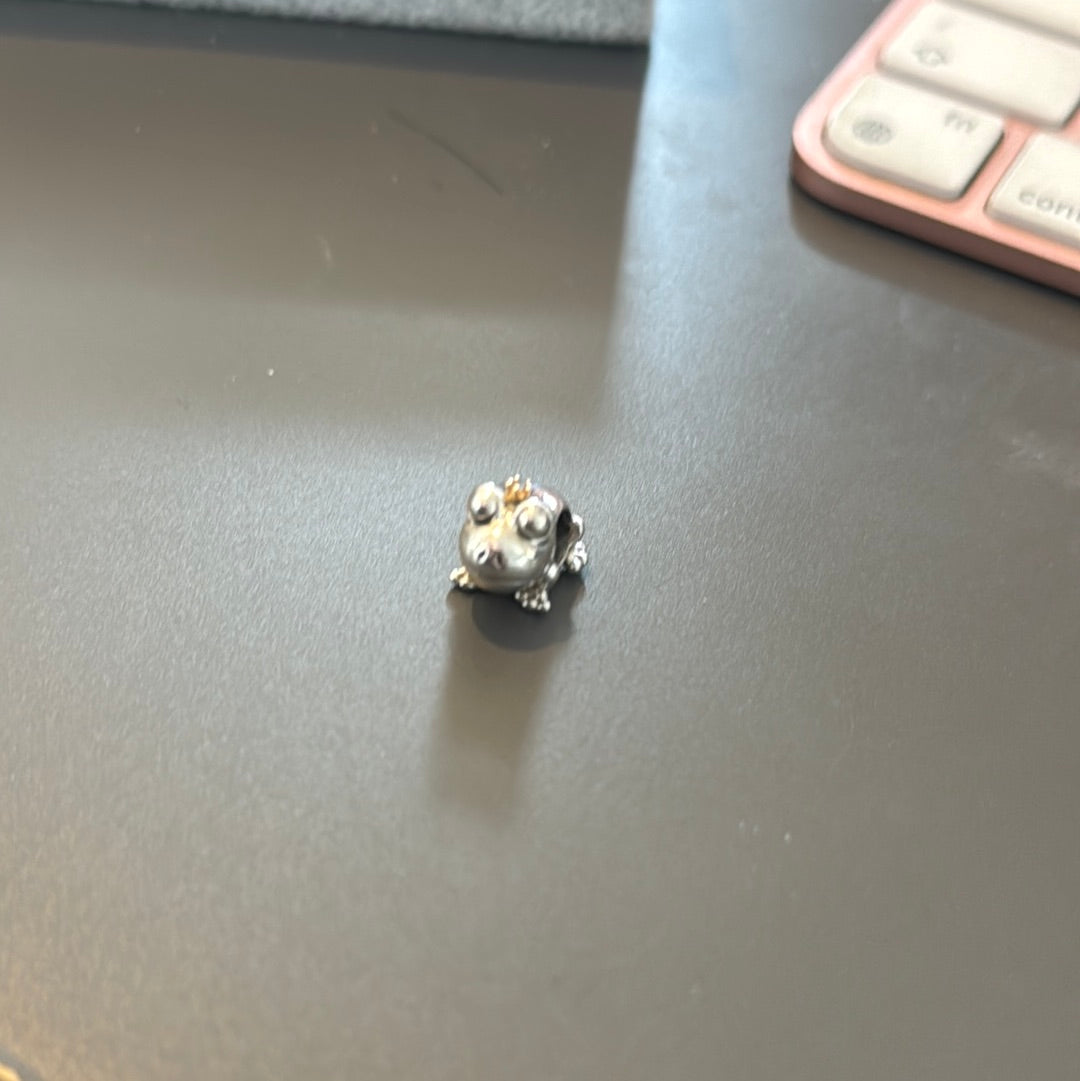 Genuine Pandora Two Tone Frog Prince New Style Charm