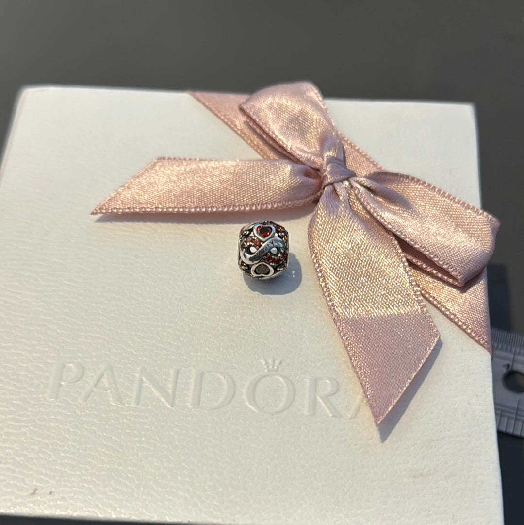 Sterling Silver Garnet January Birthstone Charm