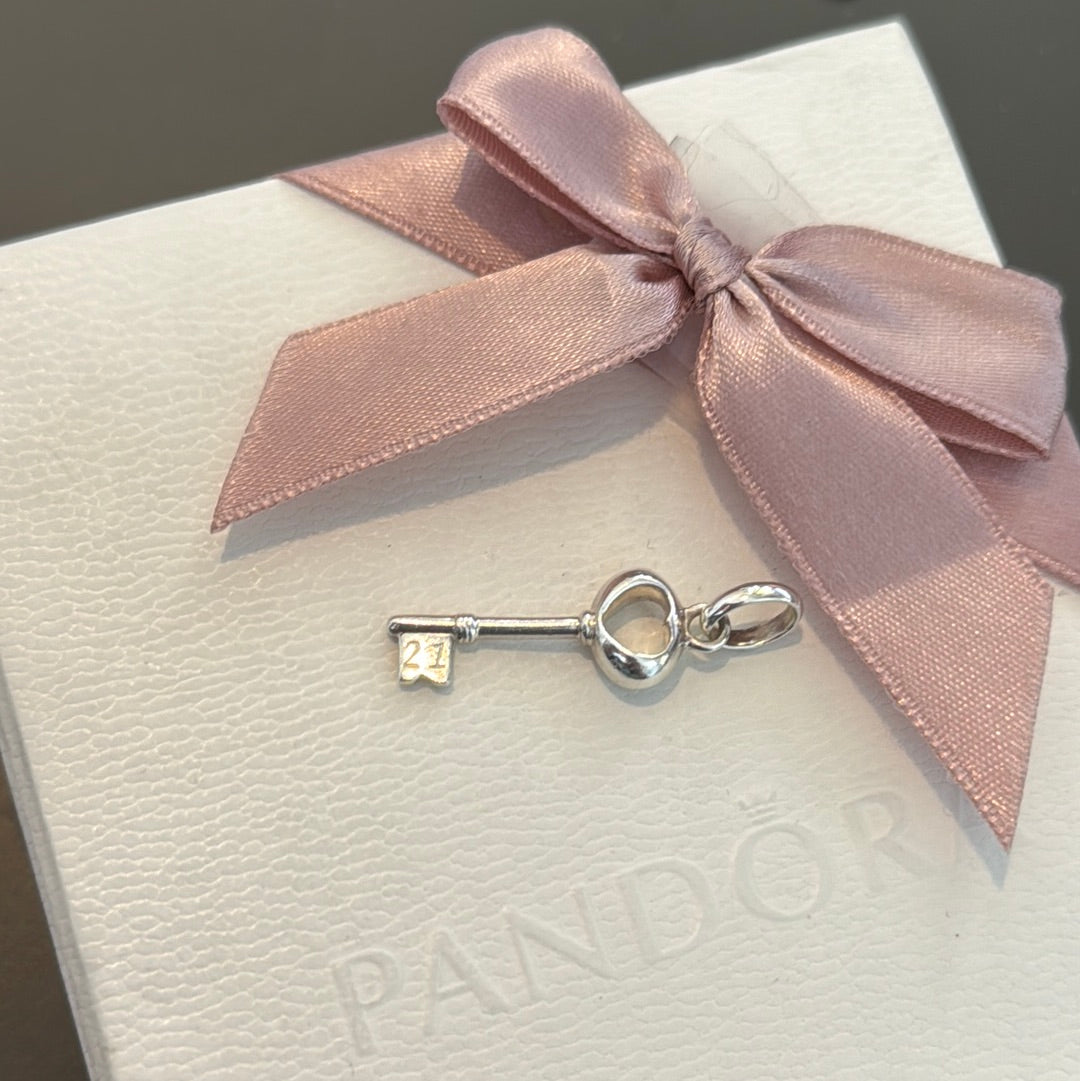 Thomas Sabo 21st Birthday Key Dangle Clip Charm