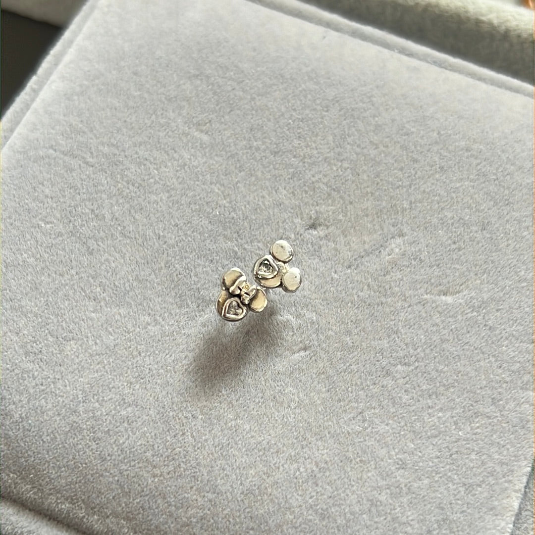 Genuine Pandora Disney Mickey/ Minnie Mouse Earrings