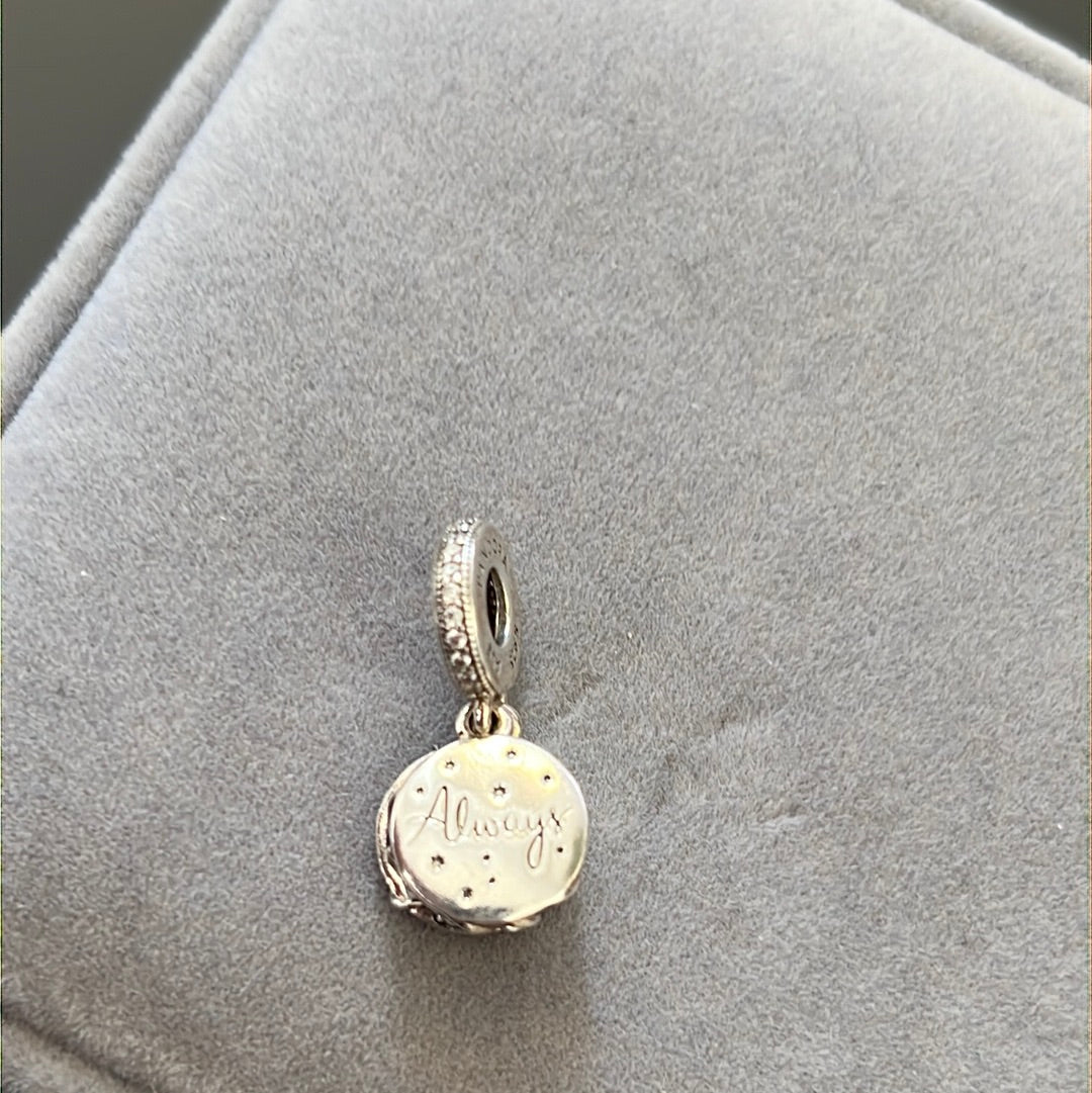Genuine Pandora Harry Potter Patronus Snape 'Always' Doe Dangle Charm