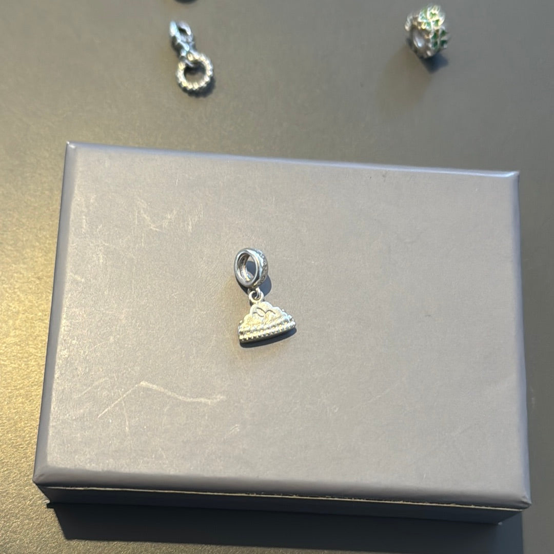 Genuine Chamilia Pave Crown Princess Dangle Charm